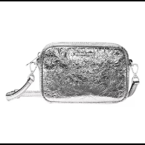COPY - NWOT Michael Kors small crossbody Silver - Picture 3 of 7